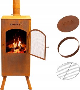 Palenisko ogrodowe Rojaplast BONFEU KOMINEK OGRODOWY BONCARRÉ RDZAWY 8