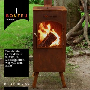 Palenisko ogrodowe Rojaplast BONFEU KOMINEK OGRODOWY BONCARRÉ RDZAWY 9