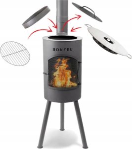 Palenisko ogrodowe Rojaplast BONFEU KOMINEK OGRODOWY BONGIANO SP RDZAWY 12