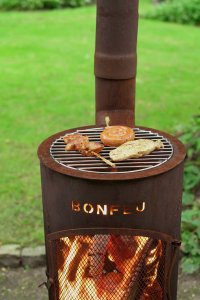 Palenisko ogrodowe Rojaplast BONFEU KOMINEK OGRODOWY BONGIANO SP RDZAWY 3