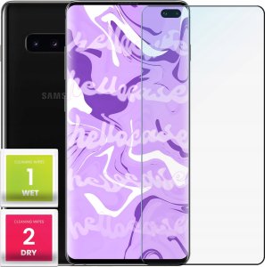 Hello Case Szkło Hartowane do Samsung Galaxy S10 (szybka 9H, płaskie 2.5D, elastyczne) 1