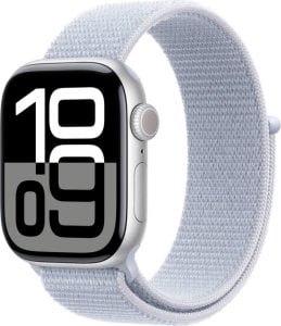 Smartwatch Apple Watch 10 GPS 42mm Silver Alu Sport Loop Niebieski (MWWD3) 1