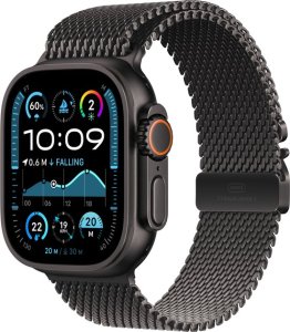 Smartwatch Apple Watch Ultra 2 GPS + Cellular 49mm Black Titanium Case Milanese Loop Czarny (MX5U3)(MX5V3) 1