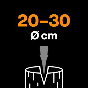 Fiskars FISKARS SIEKIERA ROZŁUPUJĄCA X28  X-SERIES OSTRZE M + NÓŻ UNIWERSALNY 8