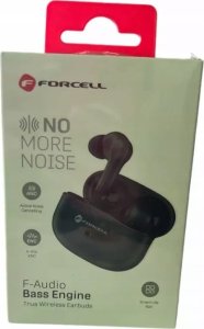 Słuchawki ForCell FORCELL F-AUDIO Bass Engine słuchawki bezprzewodowe bluetooth TWS ANC + ENC + TUYA APP czarne 1