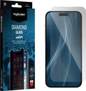 MyScreen Protector MS AntiSpy Diamond Glass iPhone 16 6.1"   Szkło hartowane z aplikatorem 1