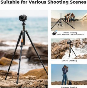 Statyw K&F Statyw K&F Concept B234A1 z głowicą kulową BH-28 5