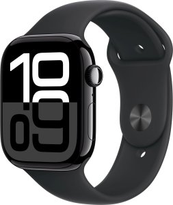 Smartwatch Apple Watch 10 GPS + Cellular 46mm Jet Black Alu  S/M Czarny  (MWY33QF/A) 1