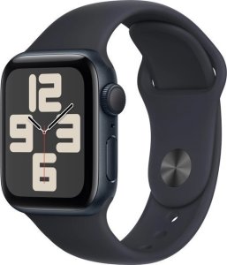 Smartwatch Apple Watch SE GPS 40mm Midnight Alu Sport S/M Czarny  (MXE73QF/A) 1