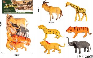 Figurka Gazelo Zwierzęta dzikie 6szt. na blistrze 200670 1