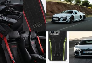 Audi Audi Genuine Leather MagSafe iPhone 16 Pro 6.3" czarno-czerwony/black-red hardcase AU-TPUPCMIP16P-R8/D3-RD 11