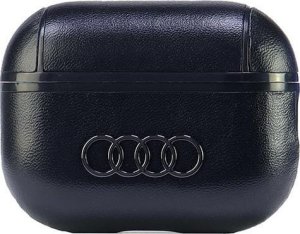 Audi Audi Leather Big Logo AirPods Pro 2 cover czarny/black AU-APP2-GT/D3-BK 1