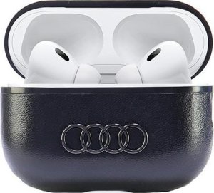 Audi Audi Leather Big Logo AirPods Pro 2 cover czarny/black AU-APP2-GT/D3-BK 2