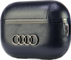 Audi Audi Leather Big Logo AirPods Pro 2 cover czarny/black AU-APP2-GT/D3-BK 3