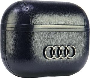 Audi Audi Leather Big Logo AirPods Pro 2 cover czarny/black AU-APP2-GT/D3-BK 4