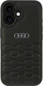 Audi Audi Synthetic Leather iPhone 16 6.1" czarny/black hardcase AU-TPUPCIP16-GT/D2-BK 1