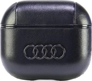 Audi Audi Leather Big Logo AirPods 3 cover czarny/black AU-AP3-GT/D3-BK 1