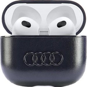 Audi Audi Leather Big Logo AirPods 3 cover czarny/black AU-AP3-GT/D3-BK 4