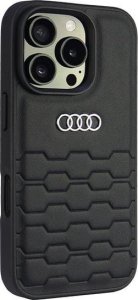 Audi Audi Synthetic Leather iPhone 16 Pro 6.3" czarny/black hardcase AU-TPUPCIP16P-GT/D2-BK 2