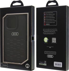 Audi Audi Synthetic Leather iPhone 16 Pro 6.3" czarny/black hardcase AU-TPUPCIP16P-GT/D2-BK 7