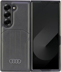 Audi Synthetic Leather MagSafe Z Fold6 F956 czarny/black hardcase AU-TPUPCMFold6-Q5/D1-BK 2