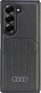 Audi Synthetic Leather MagSafe Z Fold6 F956 czarny/black hardcase AU-TPUPCMFold6-Q5/D1-BK 5