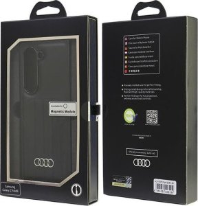 Audi Synthetic Leather MagSafe Z Fold6 F956 czarny/black hardcase AU-TPUPCMFold6-Q5/D1-BK 8