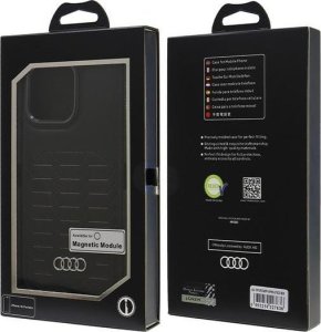 Audi Audi Synthetic Leather MagSafe iPhone 16 Pro Max 6.9" czarny/black hardcase AU-TPUPCMIP16PM-GT/D3-BK 7