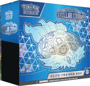 Pokemon DUŻY ZESTAW Pokemon Stellar Crown ETB Elite Trainer Box ORYGINALNE KARTY 1