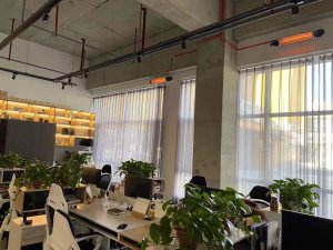 Sunred Infraraudonųjų spindulių šildytuvas Veito BLADE S (juodas, 2500W) 4