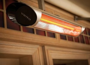 Sunred Infraraudonųjų spindulių šildytuvas Veito BLADE S (juodas, 2500W) 8