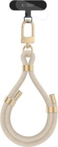 Tech-Protect TECH-PROTECT C4S ROPE WRIST STRAP BEIGE/GOLD 1