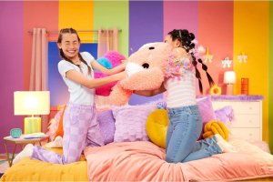 MGA Fluffie Stuffiez - Pluszowa poduszka Króliczek Bunny (512967) 5