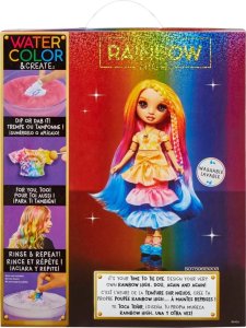 MGA Rainbow High Watercolor & Create Lalka z brązowymi oczami (507598) 10