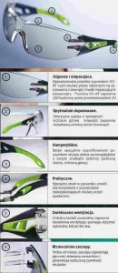 Uvex uvex pheos spectacles black/green 4