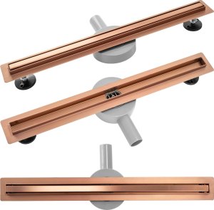 Rea Odpływ Liniowy REA NEO SLIM PRO Miedź Szczotkowana 70 1