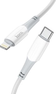 Kabel USB Hoco HOCO kabel Typ C do Lightning PD 3A 20W X70 1 m biały 1