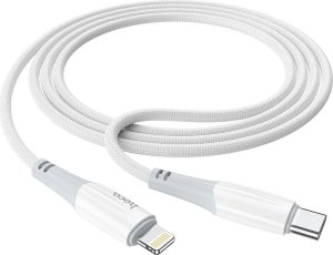 Kabel USB Hoco USB-C - Lightning 1 m Biały 2
