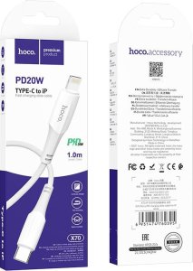 Kabel USB Hoco USB-C - Lightning 1 m Biały 4
