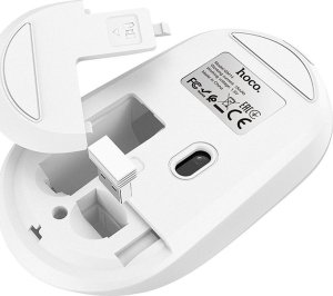 Podkładka Hoco HOCO mysz komputerowa bezprzewodowa 2,4G 1200 dpi GM14 biała 3