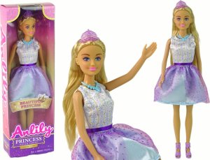 LeanToys Lalka Anlily Princess Księżniczka Fiolet Królowa 1