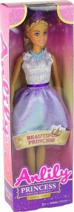 LeanToys Lalka Anlily Princess Księżniczka Fiolet Królowa 4