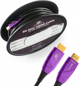 Kabel Spacetronik Kabel optyczny UHS AOC HDMI 2.1 SH-OX300 30 m 6