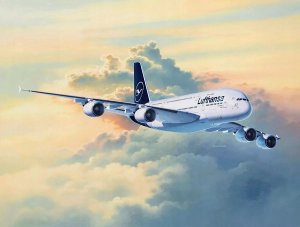 Cobi Model samolotu do sklejania Revell 63808 1:288 AIRBUS A380 Zestaw 8