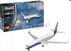 Cobi Model samolotu do sklejania Revell 63809 1:288 BOEING 737-800 Zestaw 1