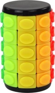 LeanToys Zestaw Układanek Logicznych Walec 3 Stopnie Trudności 2