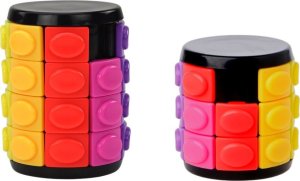 LeanToys Zestaw Układanek Logicznych Walec 3 Stopnie Trudności 3