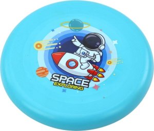 LeanToys Latający Dysk Frisbee Kosmonauta Niebieski 20cm 1