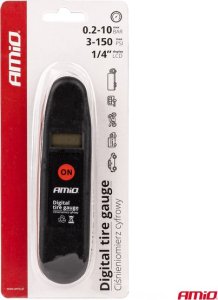 Ciśnieniomierz AMiO Ciśnieniomierz cyfrowy 10 bar 3-150 PSI AMIO-02940 4