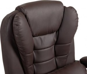 Krzesło biurowe Doerr Fotel Biurowy NBK003 BRĄZOWY NBK003 4